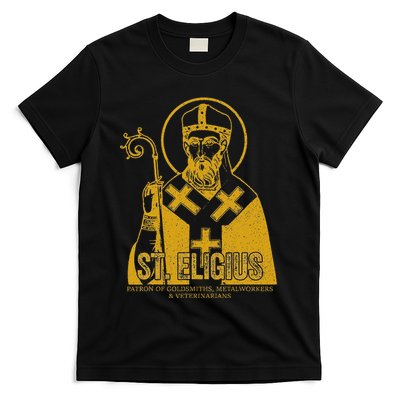 Catholicism Gold St. Eligius Jesus Catholic Christian Saint T-Shirt