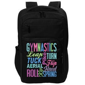 Cute Gymnastics Shirts Gymnast Gifts Gymnastic Clothes Girl Impact Tech Backpack