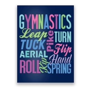 Cute Gymnastics Shirts Gymnast Gifts Gymnastic Clothes Girl Poster