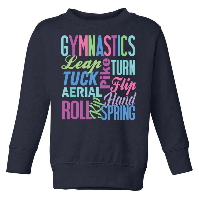 Cute Gymnastics Shirts Gymnast Gifts Gymnastic Clothes Girl Toddler Sweatshirt