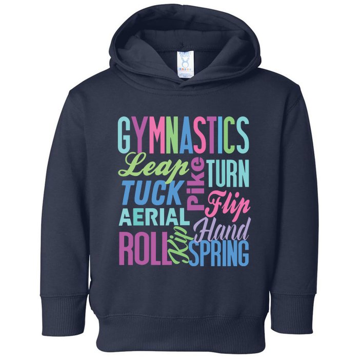 Cute Gymnastics Shirts Gymnast Gifts Gymnastic Clothes Girl Toddler Hoodie