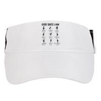 Christian God Says I Am Ballet Dancer Religious Bible Verse Adult Drive Performance Visor
