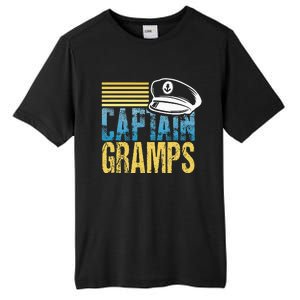 Captain Gramps Sailing Captain Hat Boat Lover Boating Tall Fusion ChromaSoft Performance T-Shirt