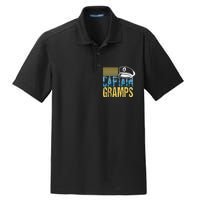 Captain Gramps Sailing Captain Hat Boat Lover Boating Dry Zone Grid Polo