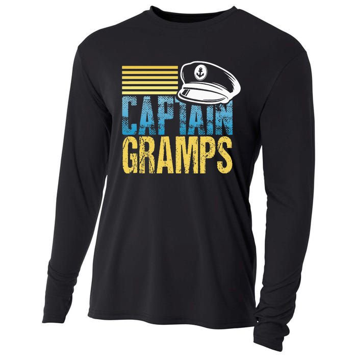 Captain Gramps Sailing Captain Hat Boat Lover Boating Cooling Performance Long Sleeve Crew