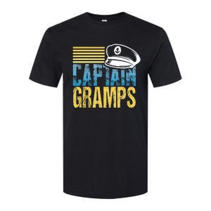 Captain Gramps Sailing Captain Hat Boat Lover Boating Softstyle CVC T-Shirt