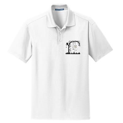 Cute Ghost Swinging Reading Book Halloween Ghost Reading Meaningful Gift Dry Zone Grid Polo