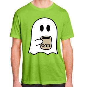 Cute Ghost Spooky Coffee Spooky Season Fall Coffee Lover Gift Adult ChromaSoft Performance T-Shirt