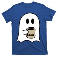 Cute Ghost Spooky Coffee Spooky Season Fall Coffee Lover Gift T-Shirt