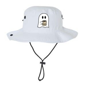 Cute Ghost Spooky Coffee Spooky Season Fall Coffee Lover Gift Legacy Cool Fit Booney Bucket Hat