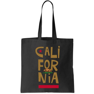 California Golden State CA Flag Bear Funny Bag