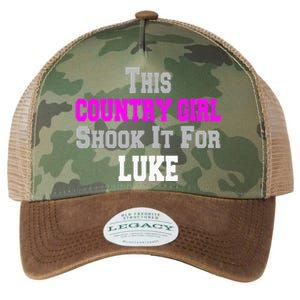 Country Girl Shook It For Luke Fun Music Legacy Tie Dye Trucker Hat