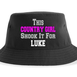 Country Girl Shook It For Luke Fun Music Sustainable Bucket Hat