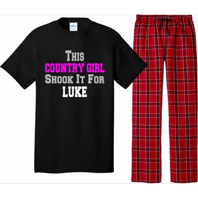 Country Girl Shook It For Luke Fun Music Pajama Set