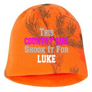 Country Girl Shook It For Luke Fun Music Kati - Camo Knit Beanie