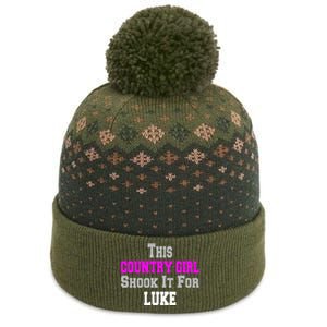 Country Girl Shook It For Luke Fun Music The Baniff Cuffed Pom Beanie