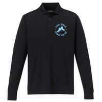 Cool Girls Skate On Ice Skating Performance Long Sleeve Polo