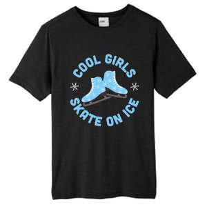 Cool Girls Skate On Ice Skating Tall Fusion ChromaSoft Performance T-Shirt