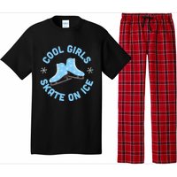 Cool Girls Skate On Ice Skating Pajama Set