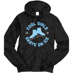 Cool Girls Skate On Ice Skating Tie Dye Hoodie