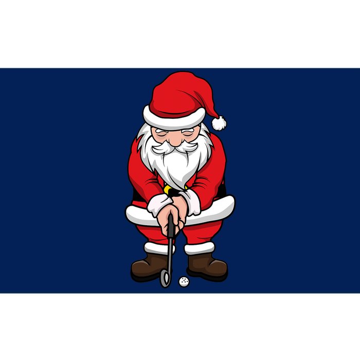 Christmas Golf Shirt Santa Claus Swing Funny Golf Tee Bumper Sticker