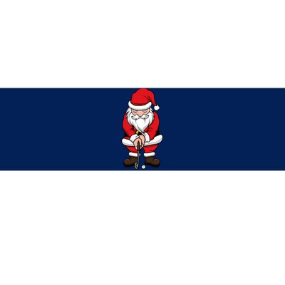 Christmas Golf Shirt Santa Claus Swing Funny Golf Tee Bumper Sticker