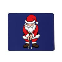 Christmas Golf Shirt Santa Claus Swing Funny Golf Tee Mousepad