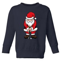 Christmas Golf Shirt Santa Claus Swing Funny Golf Tee Toddler Sweatshirt