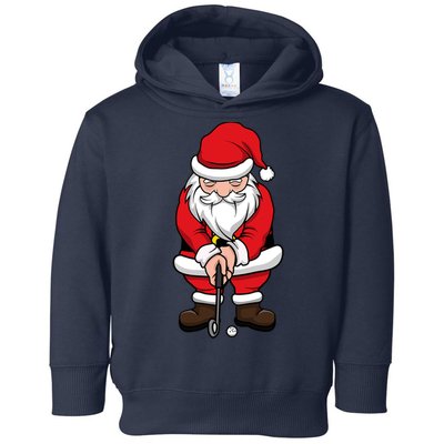 Christmas Golf Shirt Santa Claus Swing Funny Golf Tee Toddler Hoodie