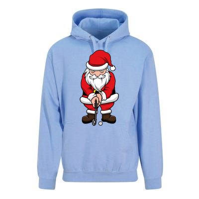 Christmas Golf Shirt Santa Claus Swing Funny Golf Tee Unisex Surf Hoodie