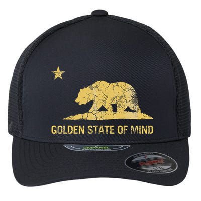 California Golden State Of Mind Retro Fade Flexfit Unipanel Trucker Cap