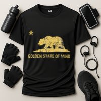 California Golden State Of Mind Retro Fade Cooling Performance Crew T-Shirt