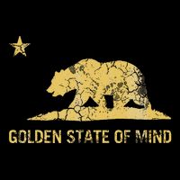 California Golden State Of Mind Retro Fade Cooling Performance Crew T-Shirt