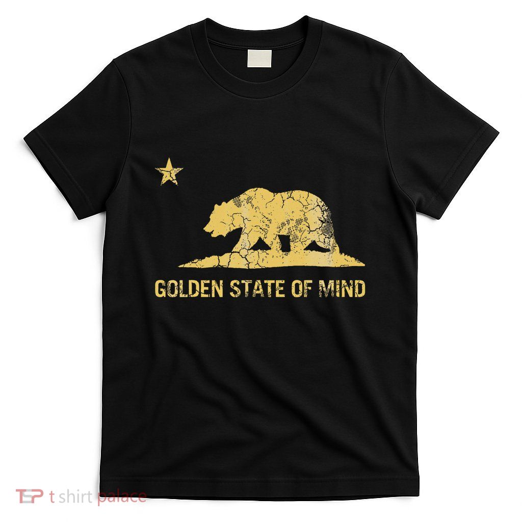 California Golden State Of Mind Retro Fade T-Shirt
