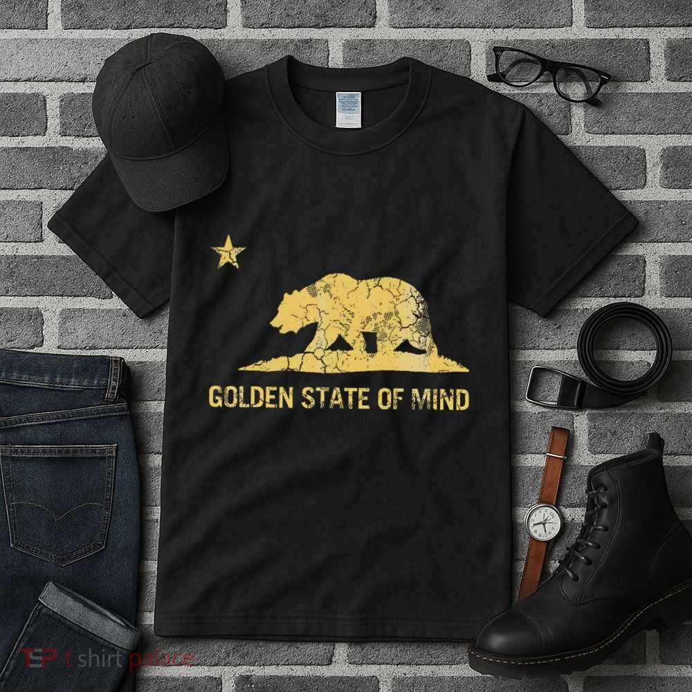 California Golden State Of Mind Retro Fade Tall T-Shirt