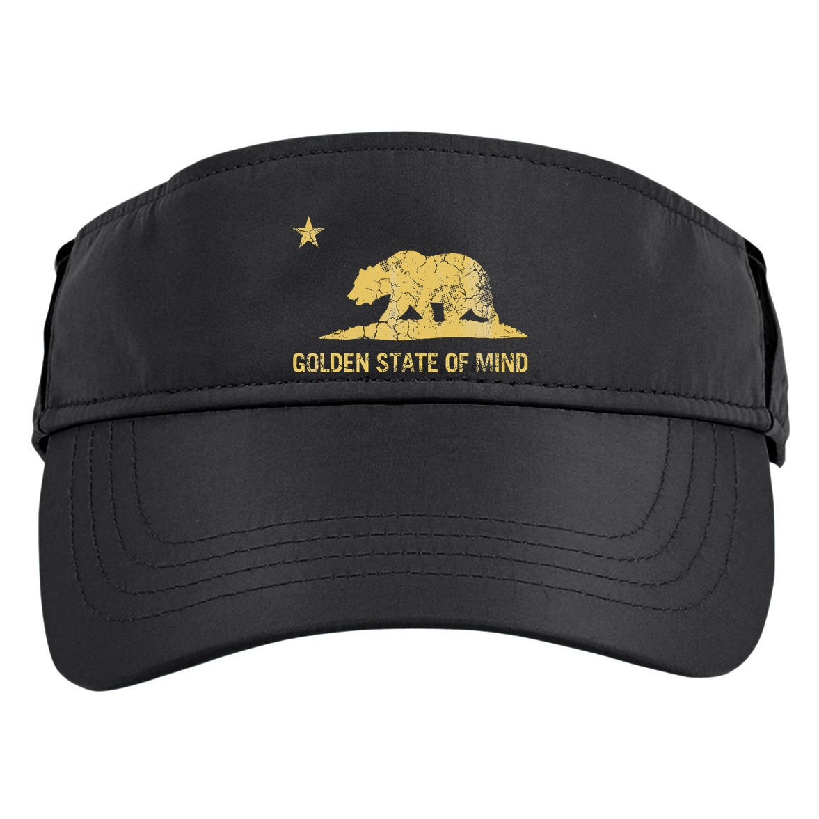 California Golden State Of Mind Retro Fade Adult Drive Performance Visor