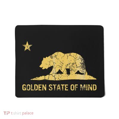 California Golden State Of Mind Retro Fade Mousepad