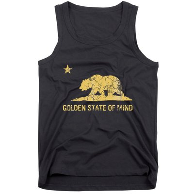 California Golden State Of Mind Retro Fade Tank Top