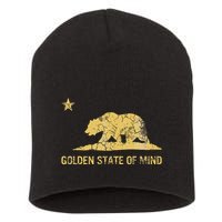 California Golden State Of Mind Retro Fade Short Acrylic Beanie
