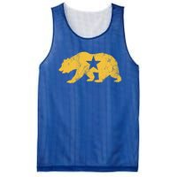 California Golden State Bear Vintage Distressed Graphic Gift Mesh Reversible Basketball Jersey Tank