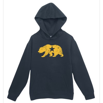 California Golden State Bear Vintage Distressed Graphic Gift Urban Pullover Hoodie