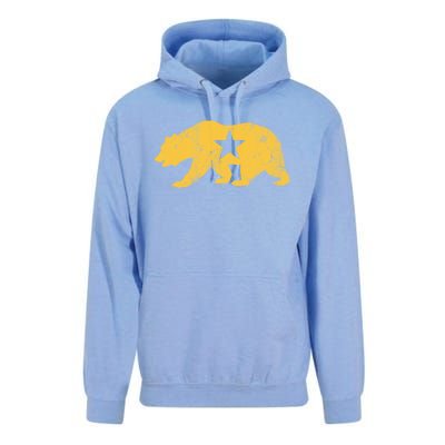 California Golden State Bear Vintage Distressed Graphic Gift Unisex Surf Hoodie