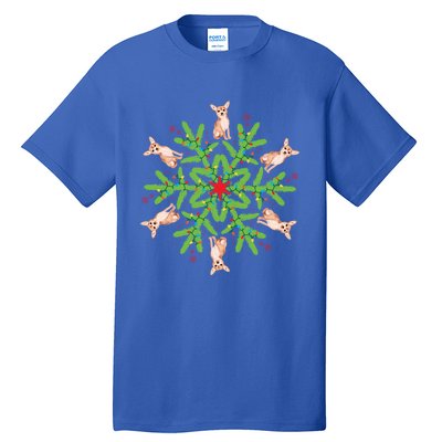 Chihuahua Gift Snowflake Chihuahua Christmas Gift Tall T-Shirt