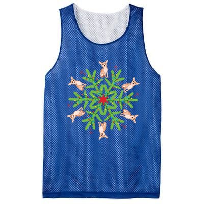 Chihuahua Gift Snowflake Chihuahua Christmas Gift Mesh Reversible Basketball Jersey Tank