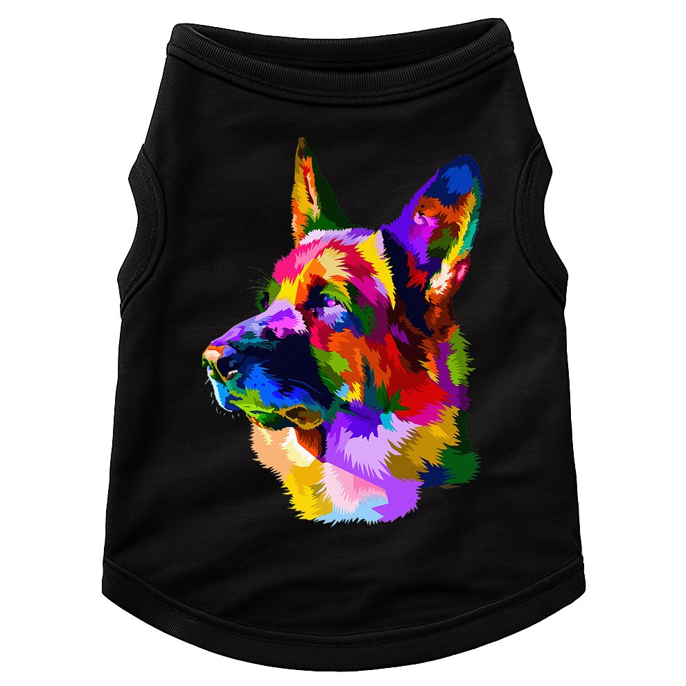 Colorful German Shepherd German Shepherd Dog Owner Doggie Tank