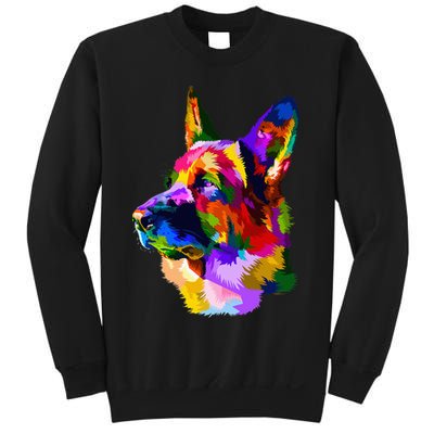 Colorful German Shepherd German Shepherd Dog Owner Sweatshirt