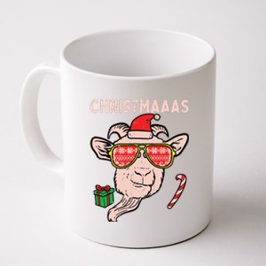 Christmas Goat Santa Xmas Farm Animal Farmer Coffee Mug