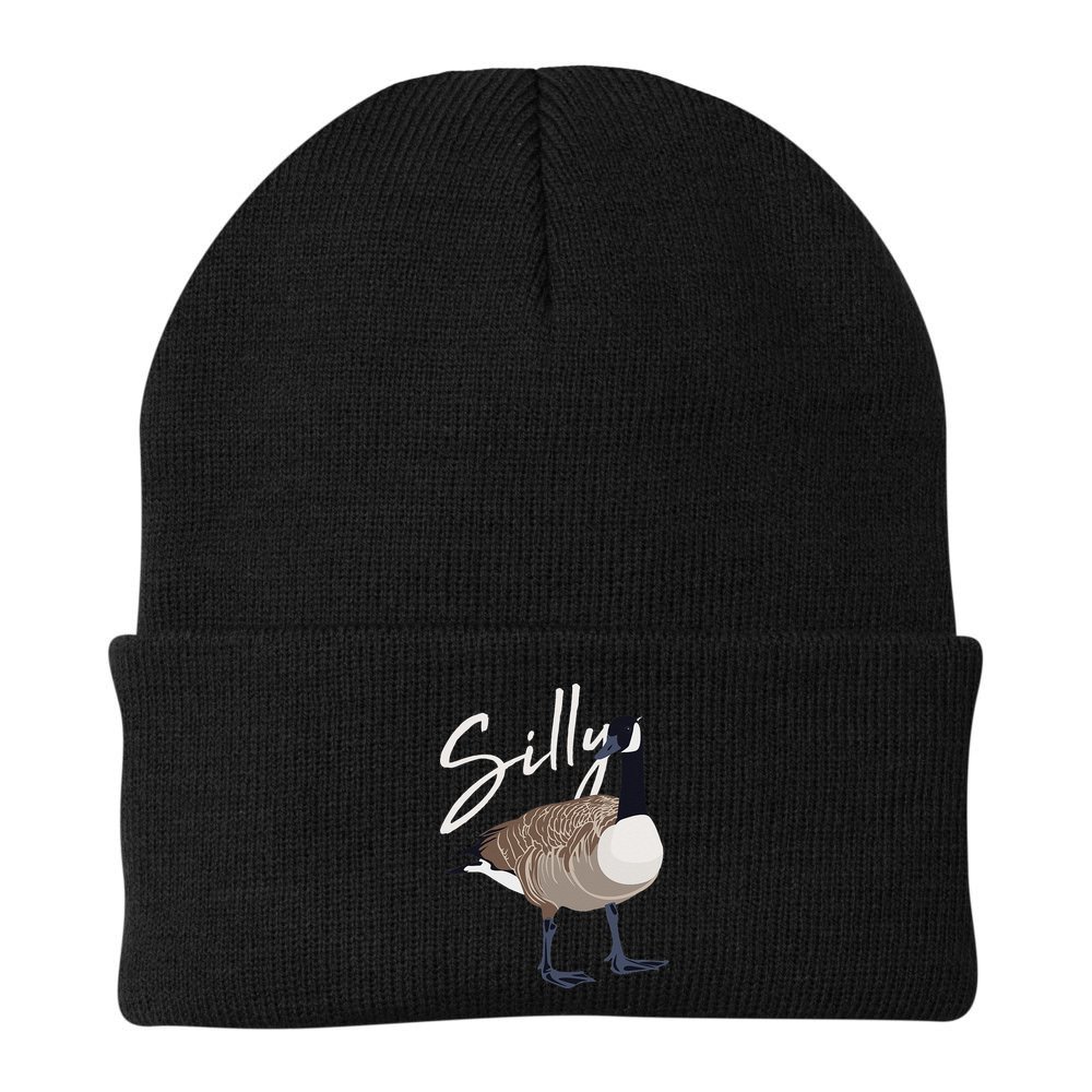 Canadian Goose Silly Goose Funny Cute Bird Hunter Beanie