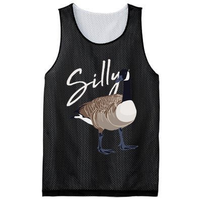 Canadian Goose Silly Goose Funny Cute Bird Hunter Mesh Reversible Basketball Jersey Tank