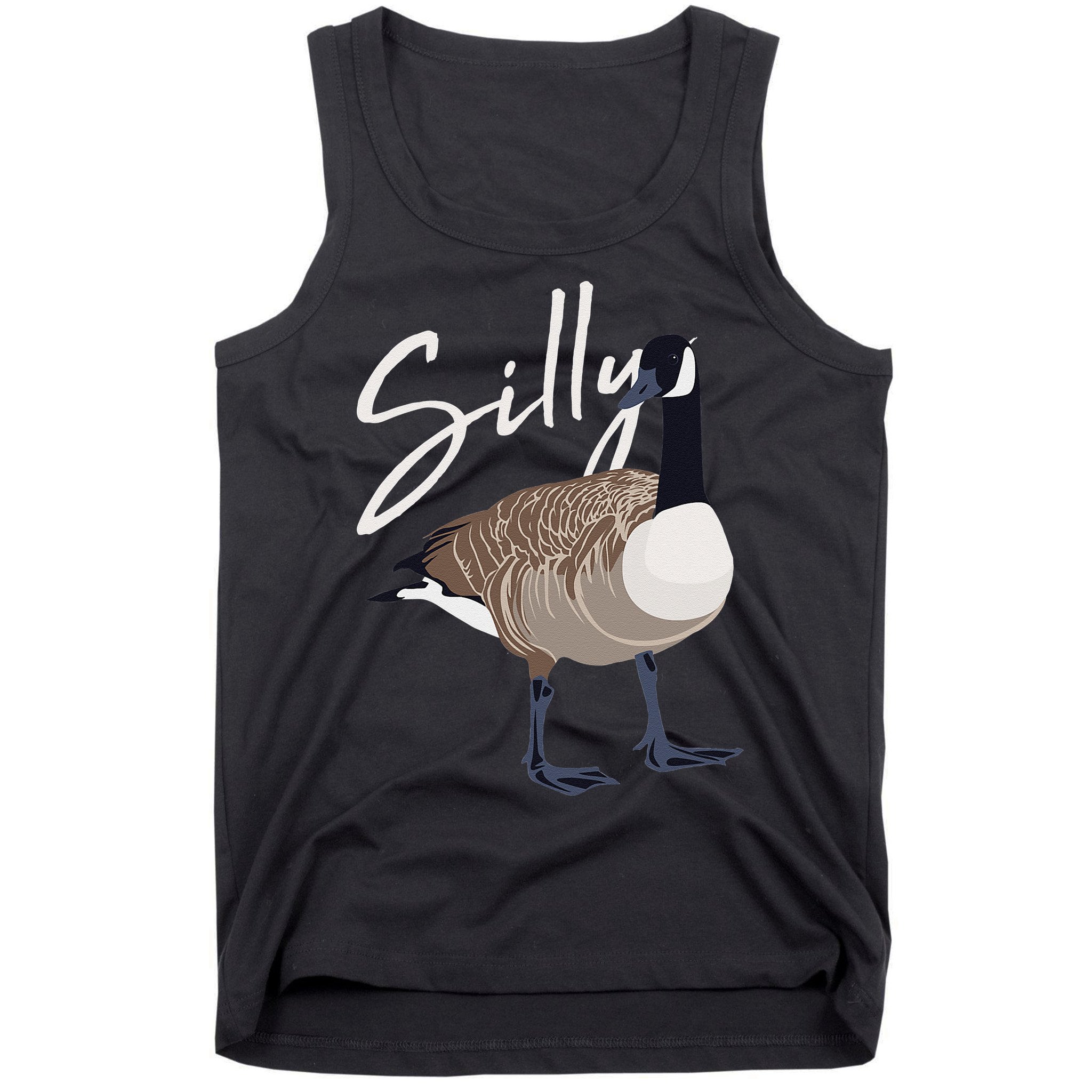 Canadian Goose Silly Goose Funny Cute Bird Hunter Tank Top